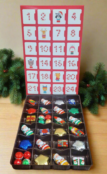 Milk Chocolate Advent Calendar / Holiday Count Down Calendar
