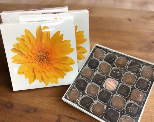25-Piece Assorted Chocolate Box | Peanut Butter, Caramels, Buttercreams & More - Daisy