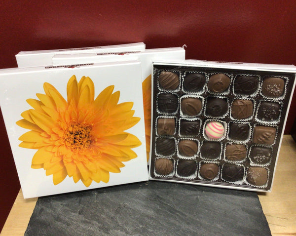 25-Piece Assorted Chocolate Box | Peanut Butter, Caramels, Buttercreams & More - Daisy