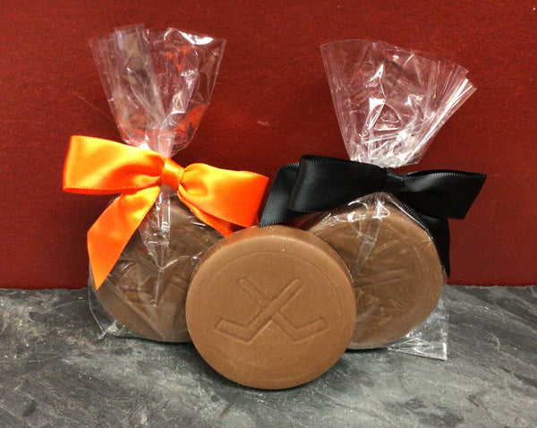 Milk Chocolate Hockey Puck