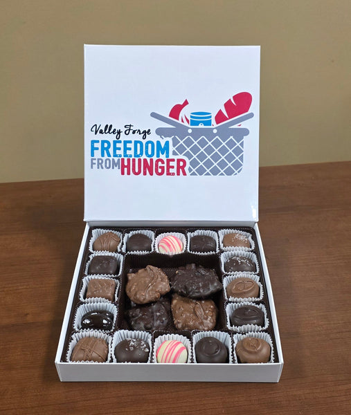 Valley Forge Freedom From Hunger Chocolate Gift Box