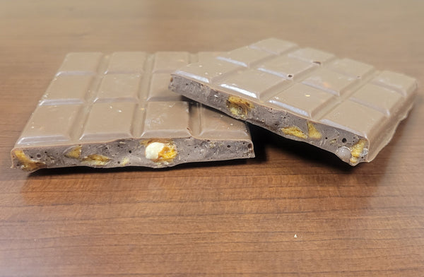 NEW! Chocolate Peanut Brittle Bar – 4 oz. Handmade Delight