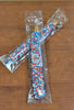 Milk Chocolate Pretzel Rod with Red, White, and Blue Jimmies