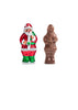 3D Premium Milk Chocolate Santa - 6 oz.