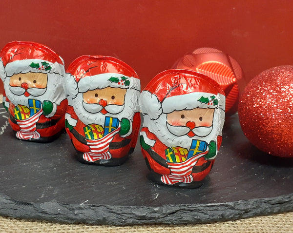 Mini 3D Semi-Solid Milk Chocolate Santa