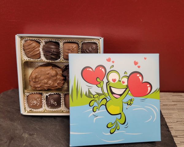 You make me HOPPY Valentine's Day box - Milk & Dark Chocolate