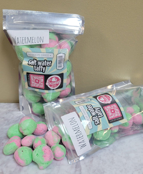 Freeze Dried Watermelon Salt Water Taffy