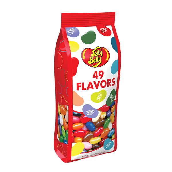 49 ASSORTED JELLY BELLY FLAVORS - 7.5 OZ GIFT BAG