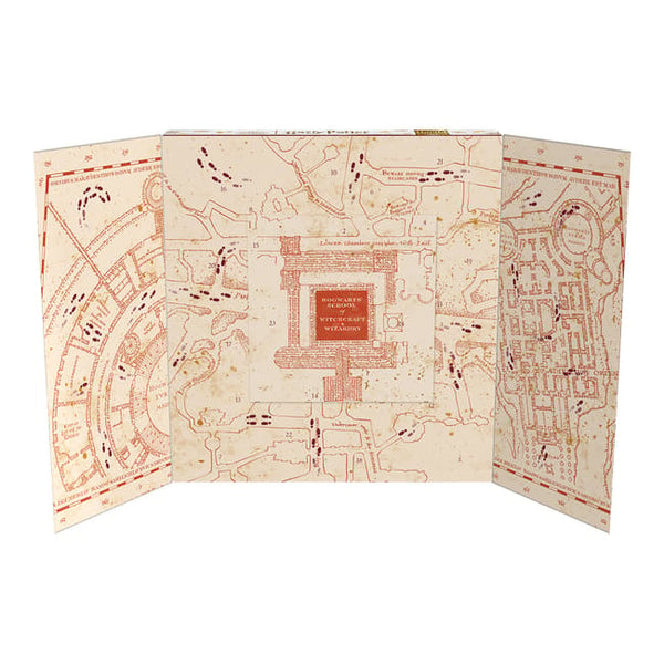 Harry Potter Marauder's Map Advent Calendar with Trivia