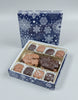 Winter Fest Blue with White Snowflake with our Signature Schuylkill Mud and Assorted Chocolates