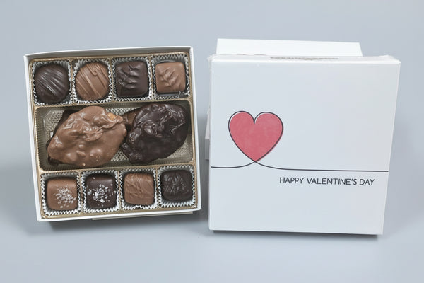 Happy Valentine's Day box - Milk & Dark Chocolate