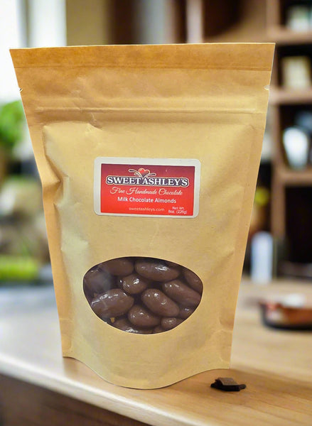 Wholesale Milk Almonds - 8 oz bag
