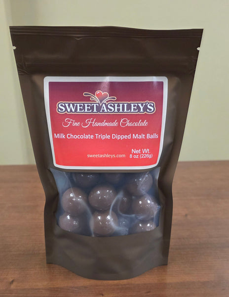 Milk Triple Dipped Malt Balls - 8 oz