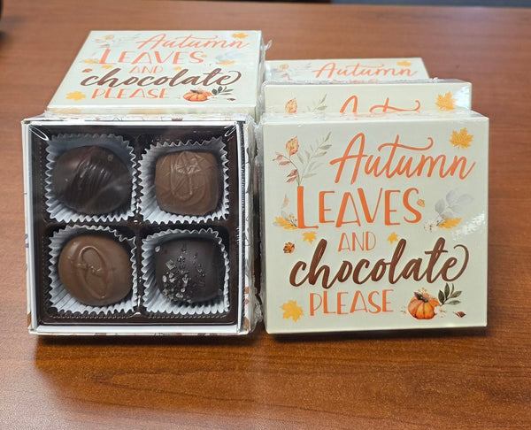 Autum Leaves and Chocolate please - 4 ct. Assortment