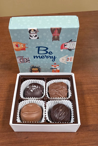 Be Merry 4 ct. Assorted Milk and Dark Chocolates