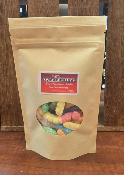 Wholesale Sour Gummi Worms 8 oz. bag