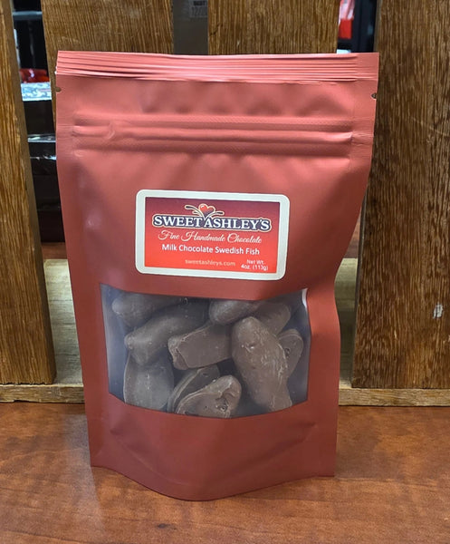 Chocolate Dipped Swedish Fish - 4 oz. bag