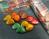 Solid Milk Chocolate Foil wrapped Leaves