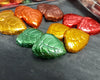 Solid Milk Chocolate Foil wrapped Leaves