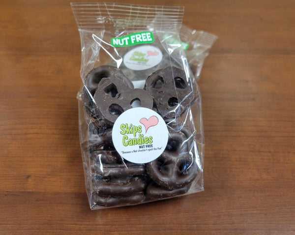 Nut Free Dark Chocolate Mini Pretzels